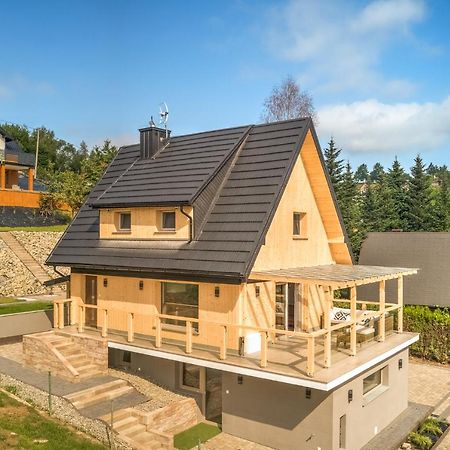 Znamirowickachata Sauna Jacuzzi Spa Znamirowice Exteriör bild