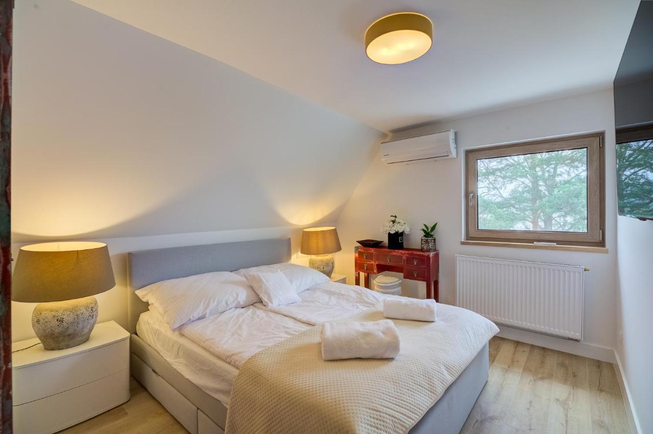 Znamirowickachata Sauna Jacuzzi Spa Znamirowice Exteriör bild